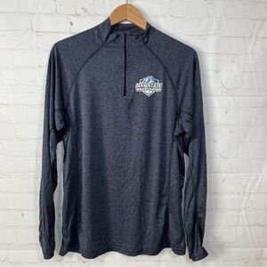Leslie Jordan Bay State Winter Games 1/4 Zip Performance Shirt Womens Medium